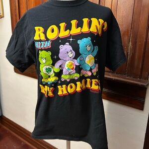 Black Graphic Kids T-Shirt